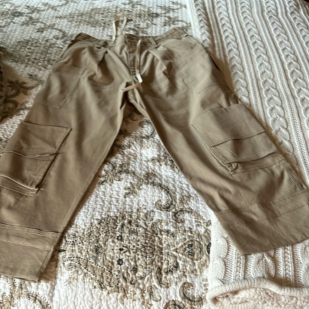 Zara Tan Cargo Pants
